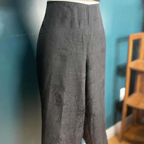 Vintage 1990s Tommy Bahama 100% Silk Cropped Pants Size 6 - Picture 1 of 7